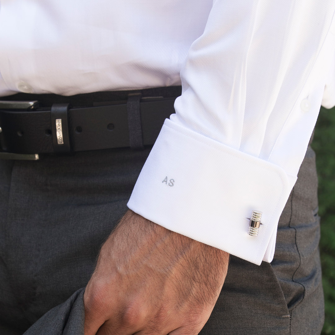 Couvre-boutons De Chemise Avec Initiale - Cadeau Homme élégant | Fabriqué En Italie