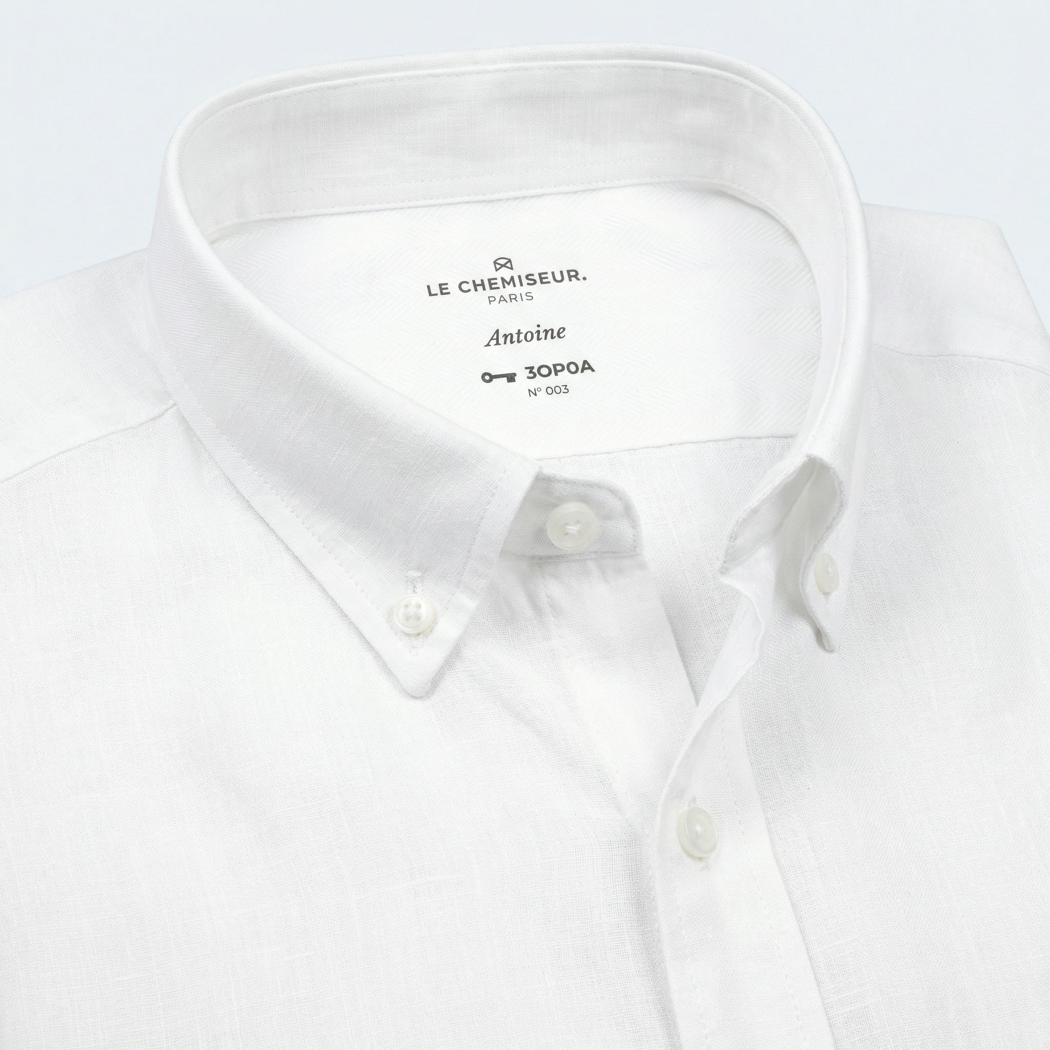 Chemise En Lin Blanc Canada – Taille 40/42 – Occasion Très Bon état – Look Décontracté