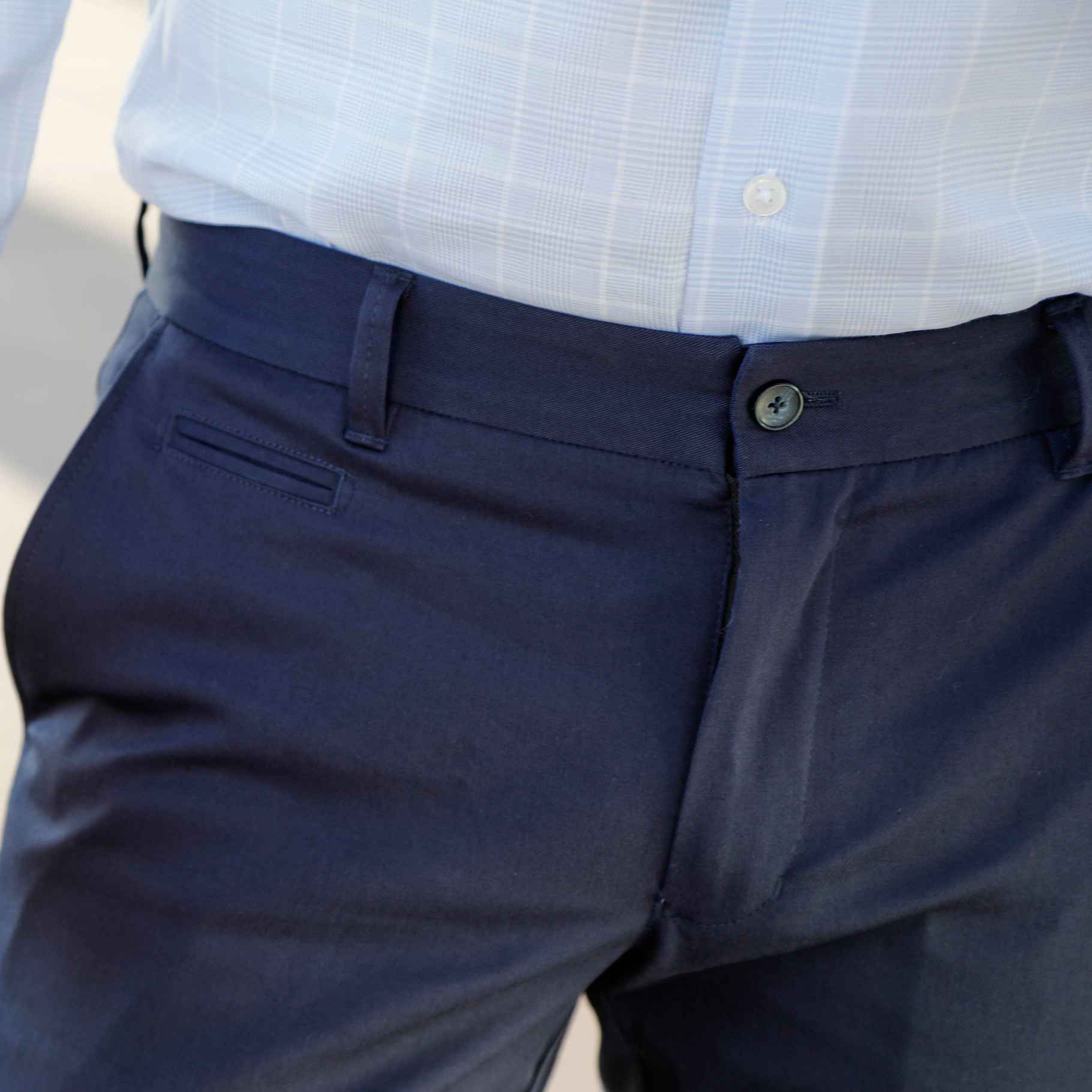 Pantalon Chino GAP Homme Taille M (32/32) Bleu, Coupe Droite, 100% Coton, état Très Bon