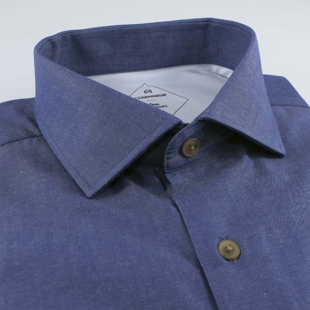 chemise homme chambray